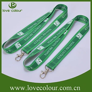 Polyester keychain neck strap custom