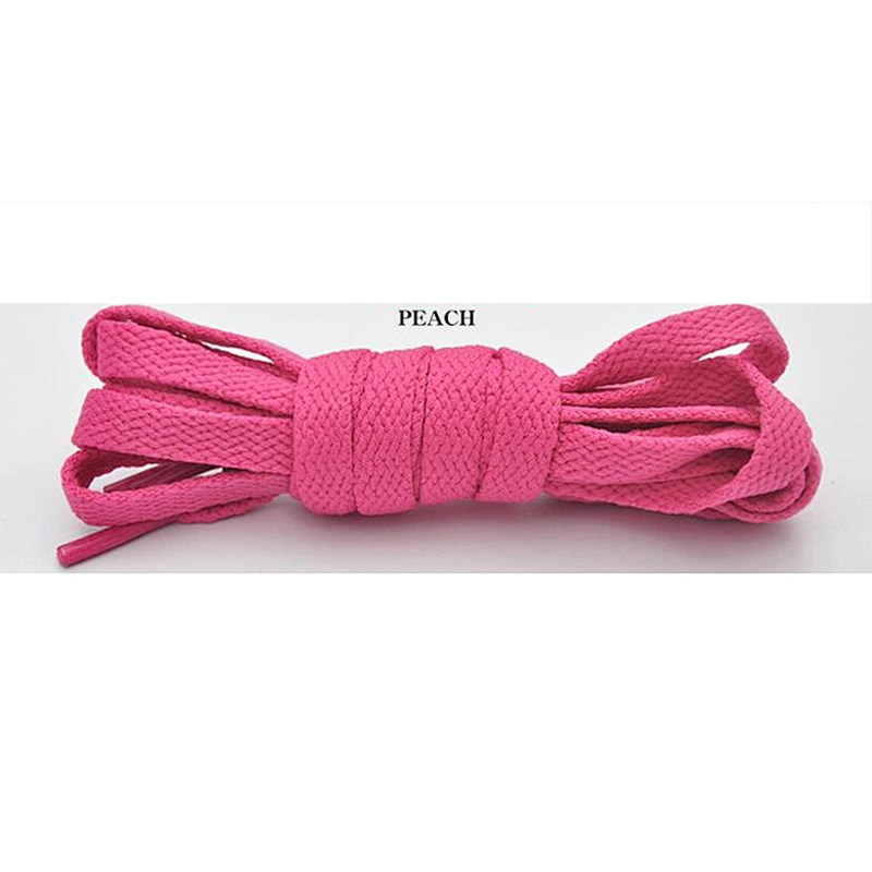 Custom printed logo shoelaces wholesale quality durable comfortable polyester shoelace belt