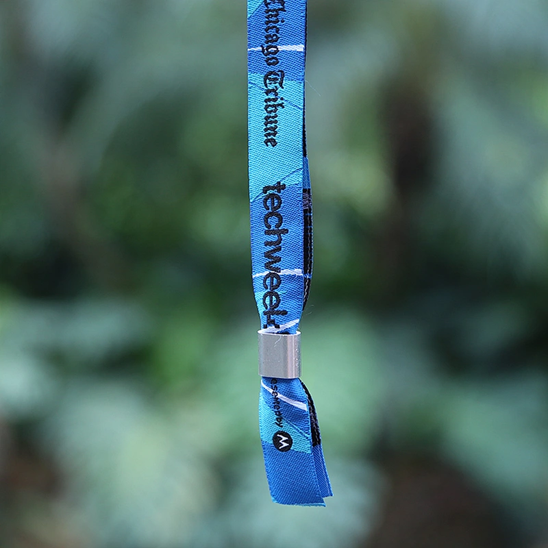 Guangzhou supplier promotion give away gift woven wristband