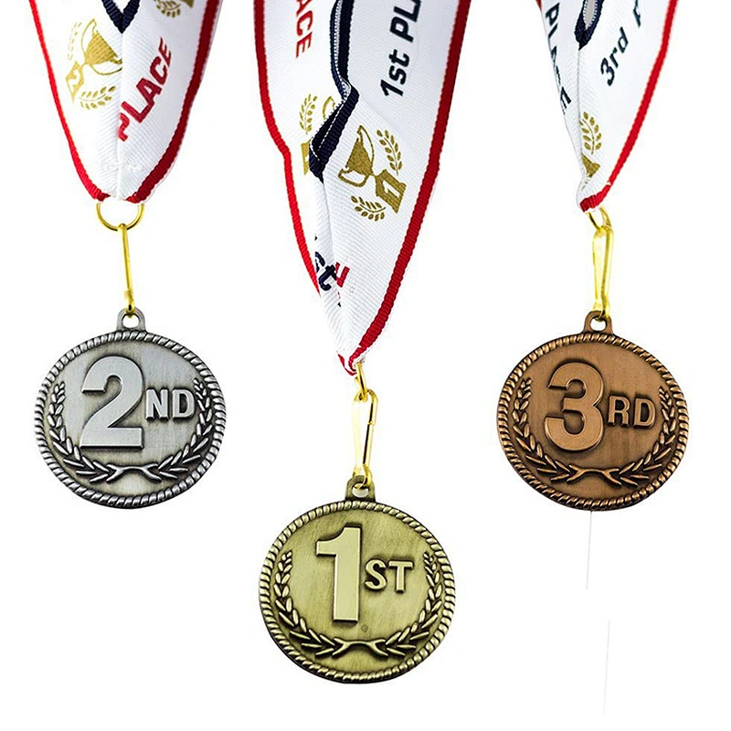 Customized zinc alloy sport running metal medal