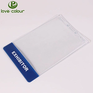 Custom fair VIP waterproof PVC card holder for id