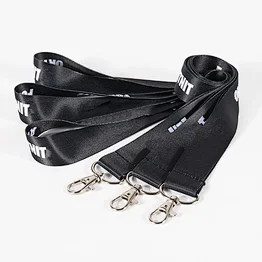 Promotion Plain Personalized Polyester Sublimation Printing Lanyards With Logo Custom Pattern