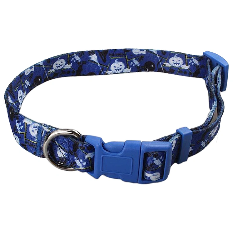 Custom Personalized Pet Accessories Polyester Soft Sublimation Printing Dog Collars