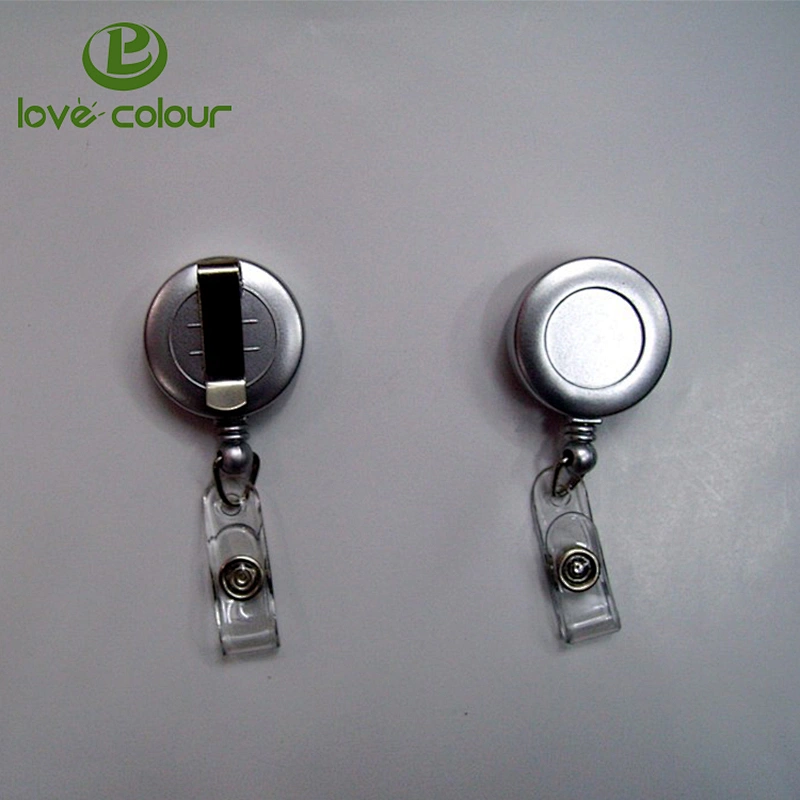 Custom metal retractable badge reels with clip