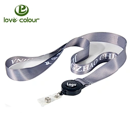 New custom personalized badge printed lanyard for advertising