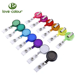 High quality custom plastic and stainless steel badge reel for sale