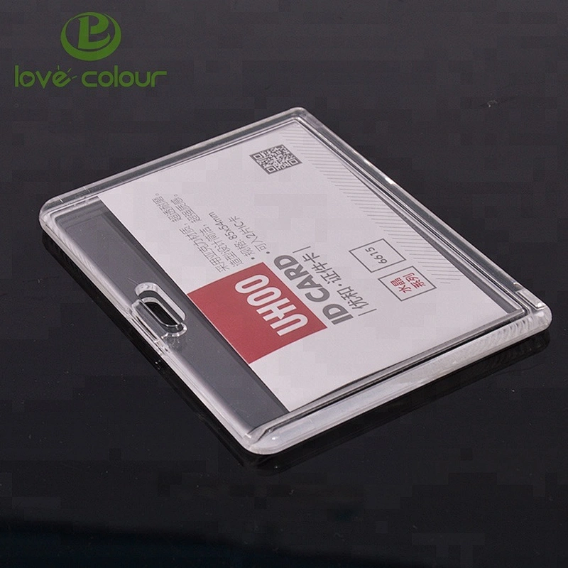Cheap custom single side business staff ID card Holder