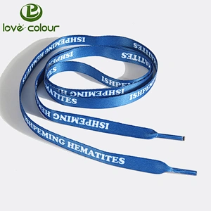 Custom Colorful sublimation printing shoelaces for sale
