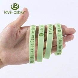 Factory special design religion silicone custom printed wristband
