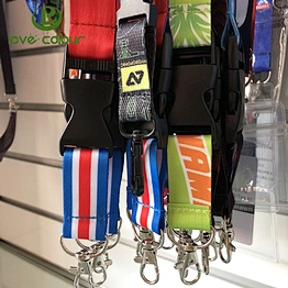 Bulk wholesale cheap plastic buckle lanyard accessories