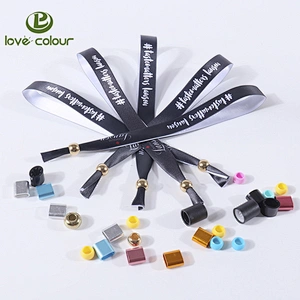 Cheap Eco Friendly Party Festival Event Printable Fabric Custom Wristbands