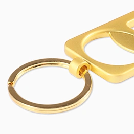 Wholesale No Contact Contactless Hygiene Keychain Hands Free Brass Door Opener
