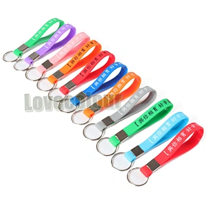 Promotional Gift Wholesale Design Custom Logo Soft Silicone Keychain