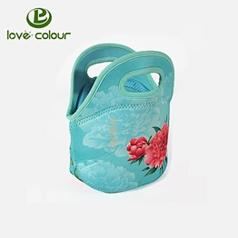 Reusable Neoprene Insulated Tote Soft Handiness Lunch cooler bag