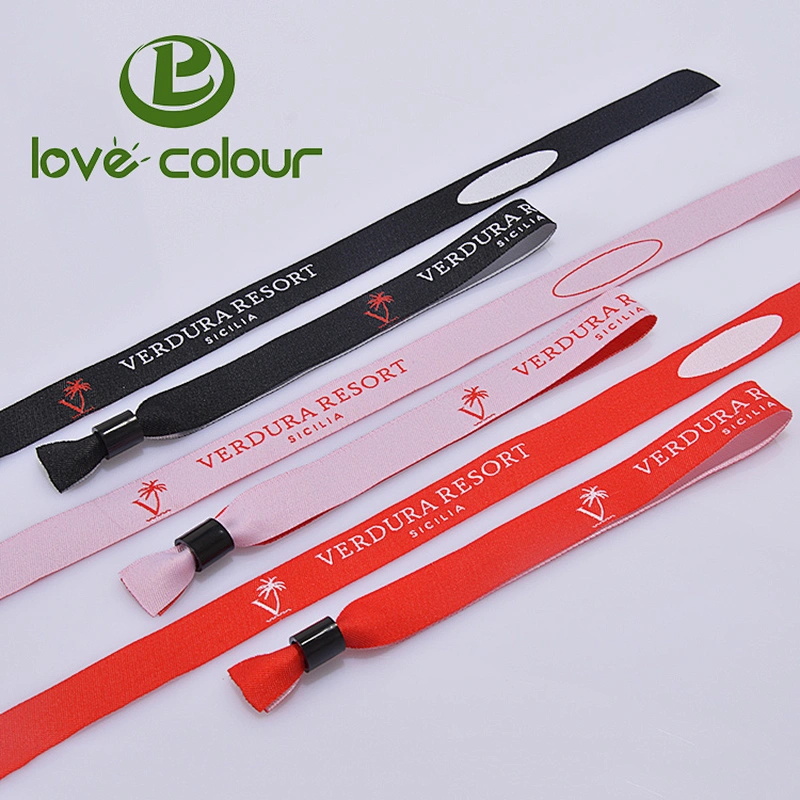 Custom festival polyester event wristband bracelet
