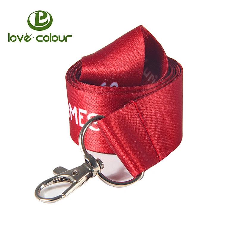 Both sides printed polyester lanyard with custom message or logo