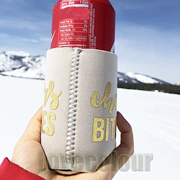 Fashion Personalized Sublimation Printing Neoprene Can Coolers for Wedding