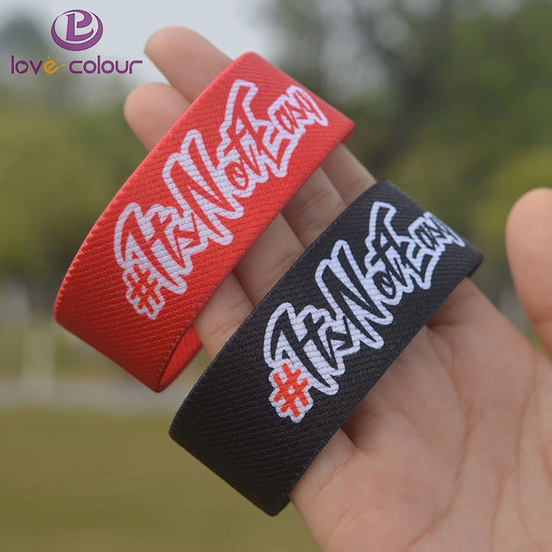 Wholesale polyester fancy items elastic wristband for party