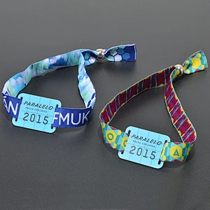 Factory custom woven bracelets with RFID chip