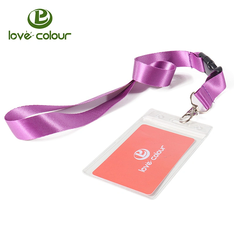 Popular Custom ID Card Printing Meeting Lanyard Polyester Strap