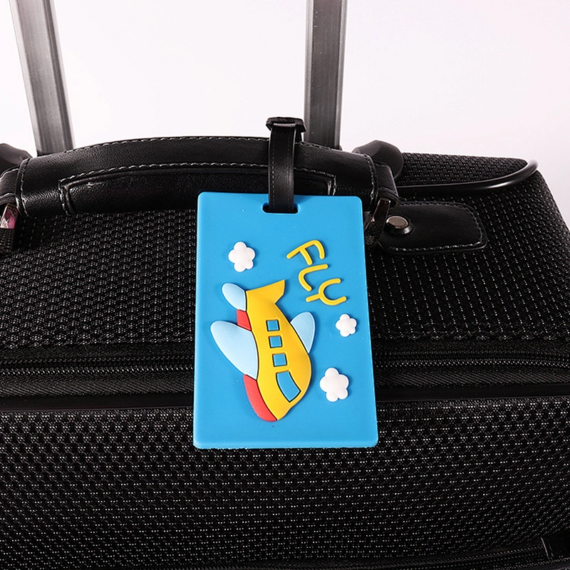 Custom bulk standard size printing pvc luggage tags