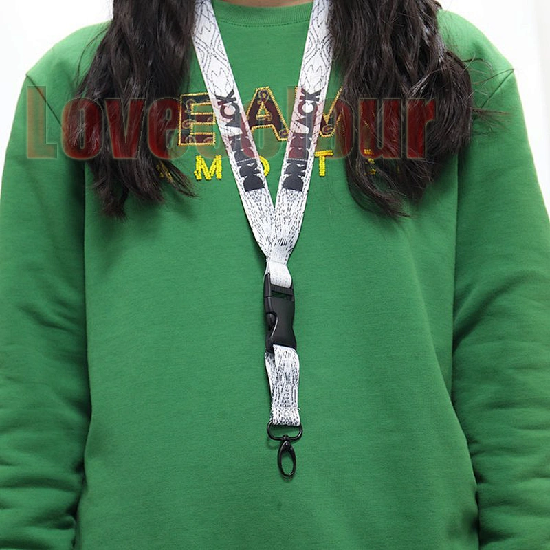 Custom printing polyester lanyard strap with logo