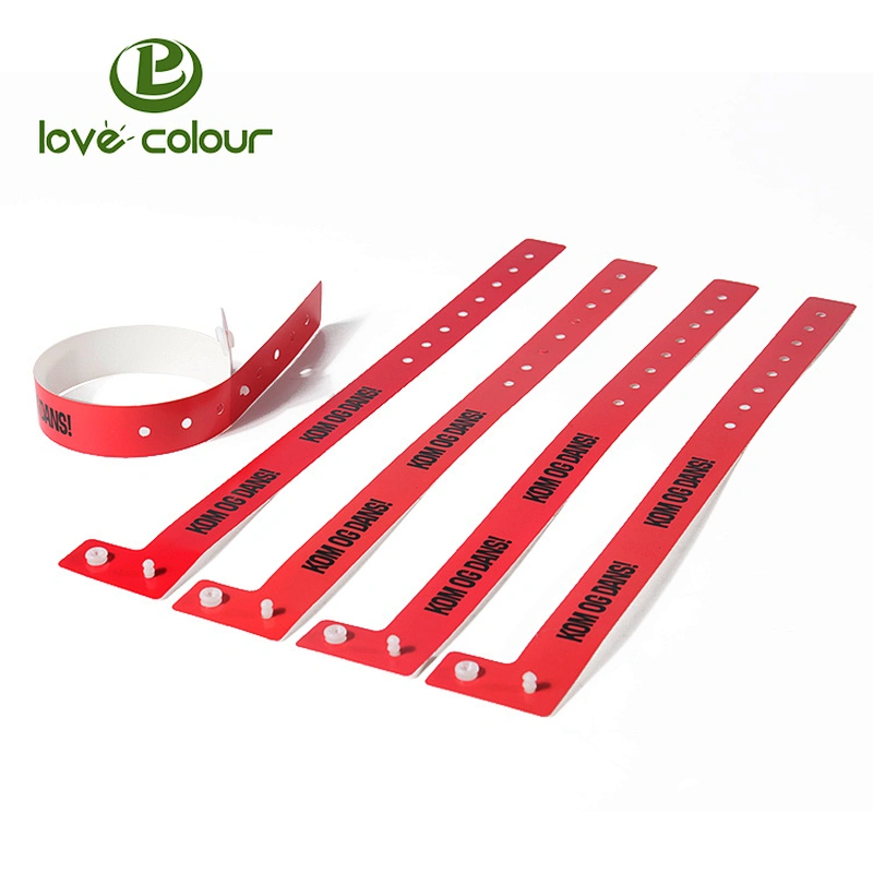 Custom disposable vinyl wristband wrist bands for hospital