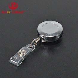 Heavy duty metal retractable badge reel for promotional