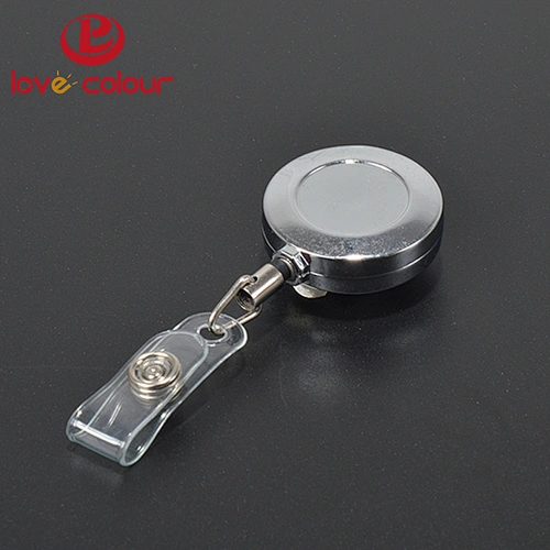 Heavy duty metal retractable badge reel for promotional