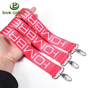 Polyester keychain short strap lanyard manufacturer