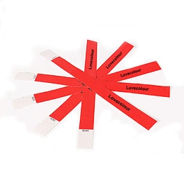 Custom event use identify disposable vinyl wrist band paper wristbands