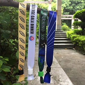 Factory price sublimation printing customised wristbands for events