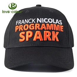 OEM Custom 100% cotton hat 3D embroidery baseball cap