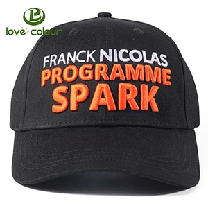OEM Custom 100% cotton hat 3D embroidery baseball cap