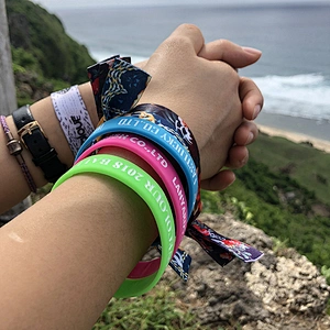 Professional Design Soft Silicone Bands Wristbands for Promotional Event