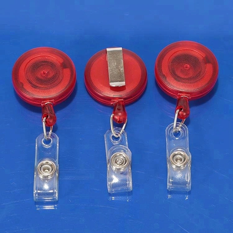 Cheap custom retractable badge reels with clip