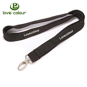 Custom 20mm Lanyard Polyester Screen Printing with Release Buckele and safety buckle