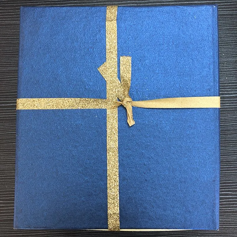 Custom gold polyester decorative ribbon for packing chocolate