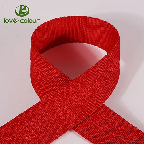 Factory custom 25 mm nylon webbing for bag strap