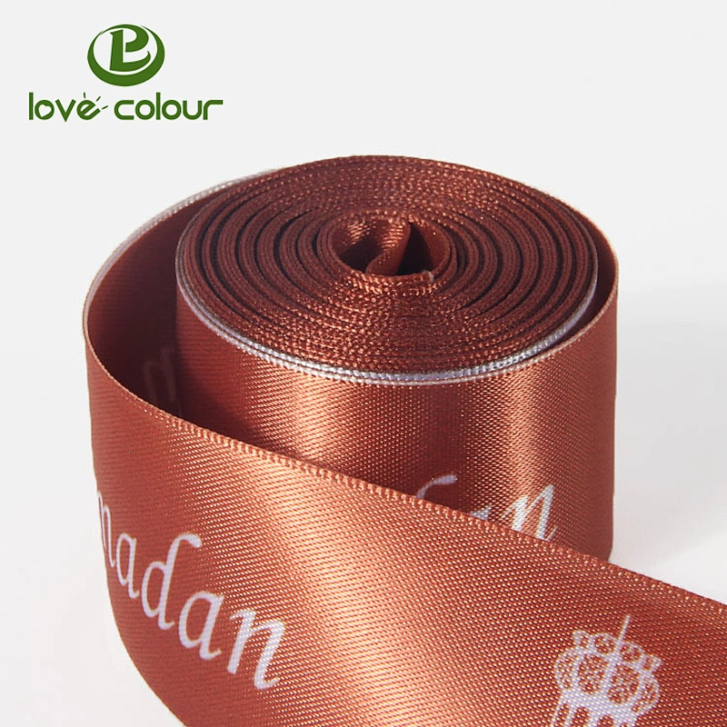 Custom satin wedding party decoration ribbon / satin roll