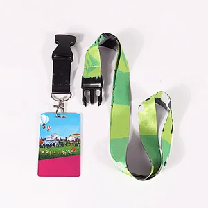 Factory Custom Polyester Sublimation Lanyard Strap With Quick Release Buckle