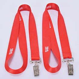Promotional Gift Advertising Heat Transfer Printing Custom Logo Polyester Lanyard Strap For ID Card