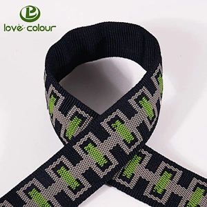 Custom stretch bands made of woven webbing