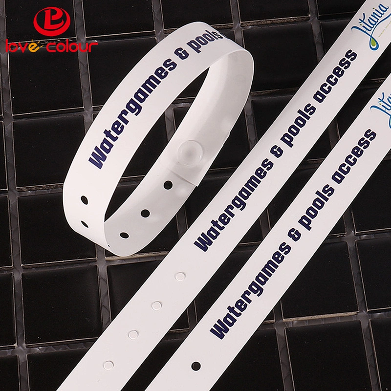 L shape adult size cheap custom give away customized vinyl wristbands for events
