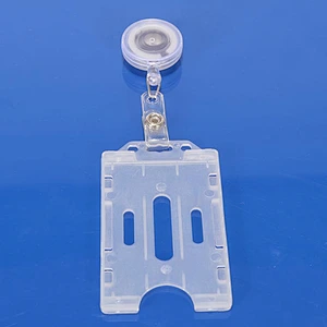 Cool design retractable id holders/plastic card holder