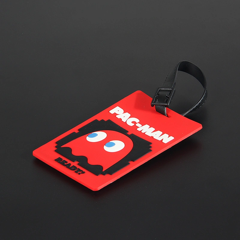 Custom soft rubber luggage name tags for travel wholesale