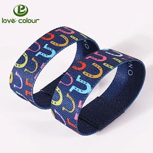 New custom promotional gift items fashion elastic wristband for music party