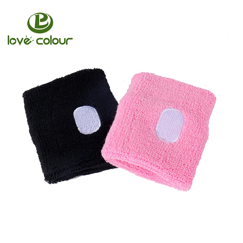 Custom Unisex Flexible Cotton Sweatband Sports Wrist Sweat Band