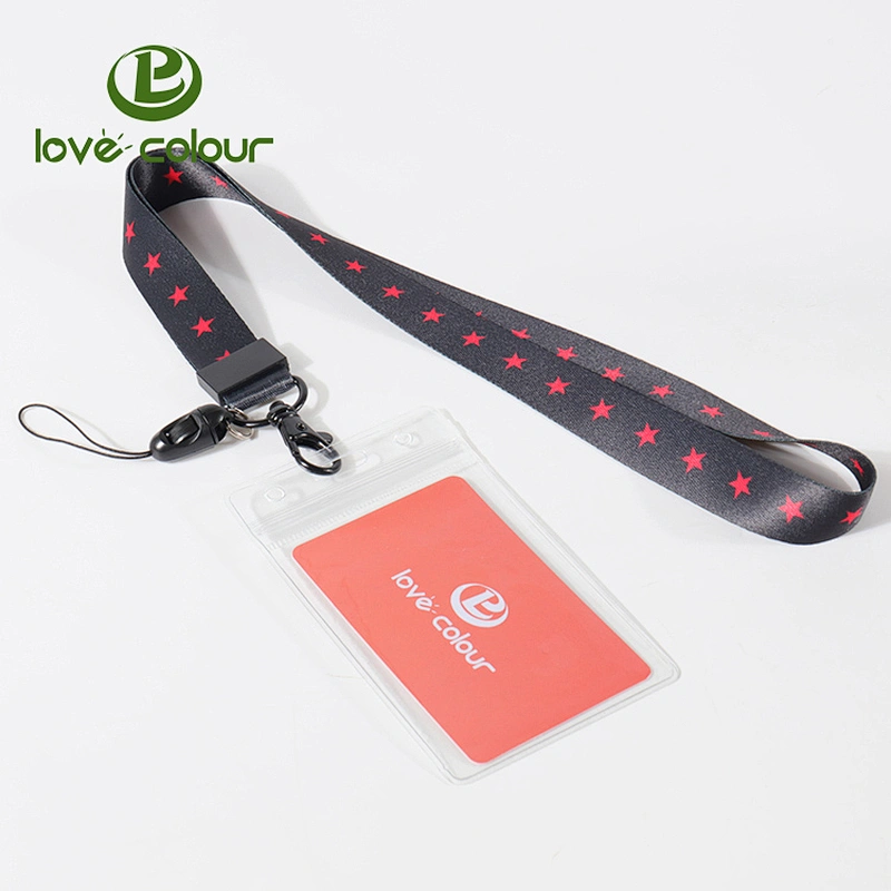 Custom Polyester Printed Neck Ribbons For Id Card Holder and Phone holder