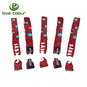 Popular One direction one time bracelet/polyester wristband with your logo